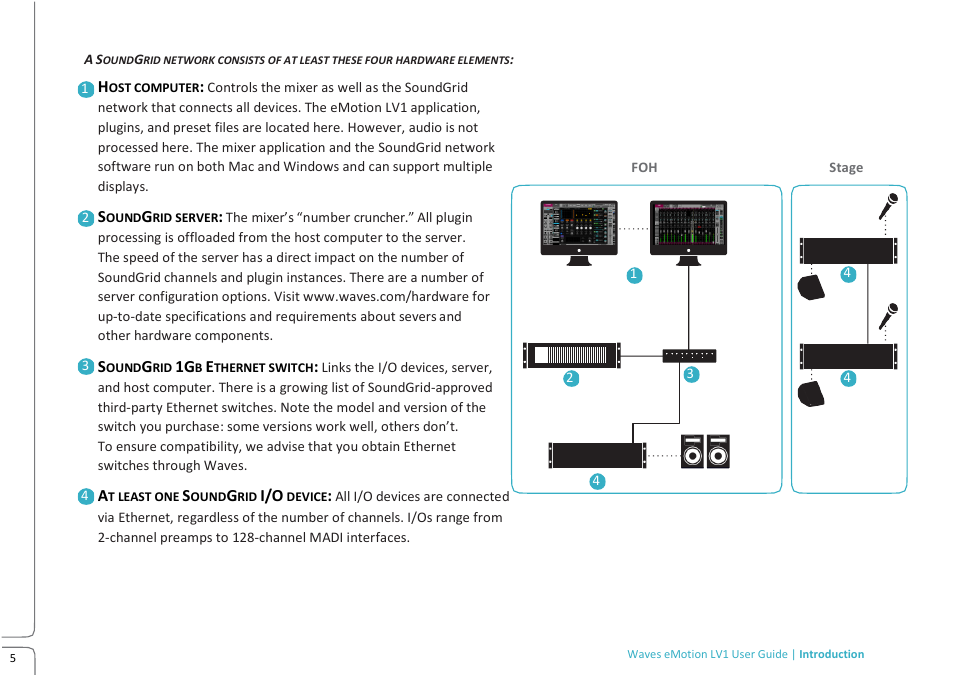 Lv1 preview 10.09 -p 5.pdf | Waves eMotion LV1 64-Channel Mixer with Axis One Custom Computer User Manual | Page 10 / 220