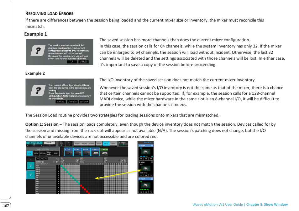 Acr148492738021248-13333217.tmp, Lv1 main build preview 10.09k, Example 1 | Waves eMotion LV1 64-Channel Mixer with Axis One Custom Computer User Manual | Page 172 / 220