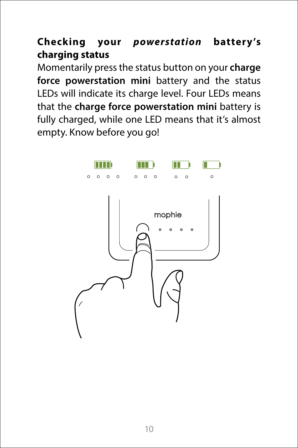 mophie Galaxy S8+ charge force case & powerstation mini User Manual | Page 10 / 171