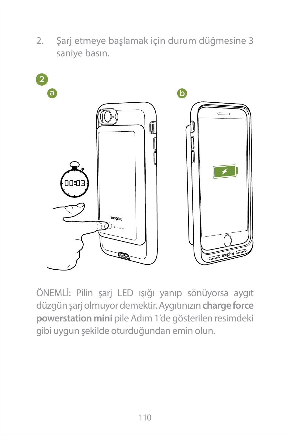 mophie Galaxy S8+ charge force case & powerstation mini User Manual | Page 110 / 171
