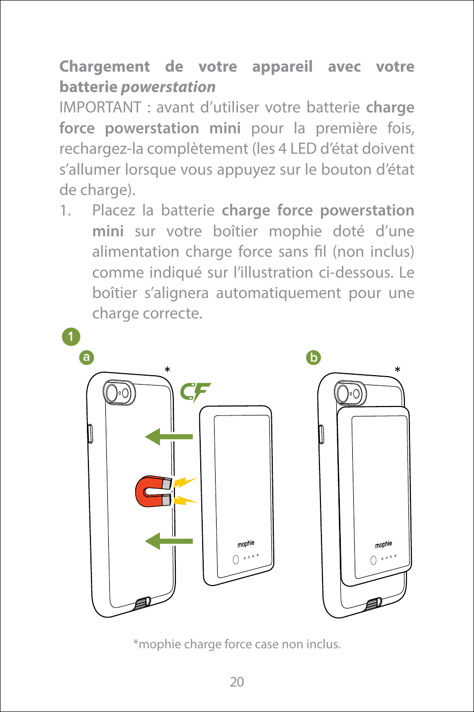 mophie Galaxy S8+ charge force case & powerstation mini User Manual | Page 20 / 171