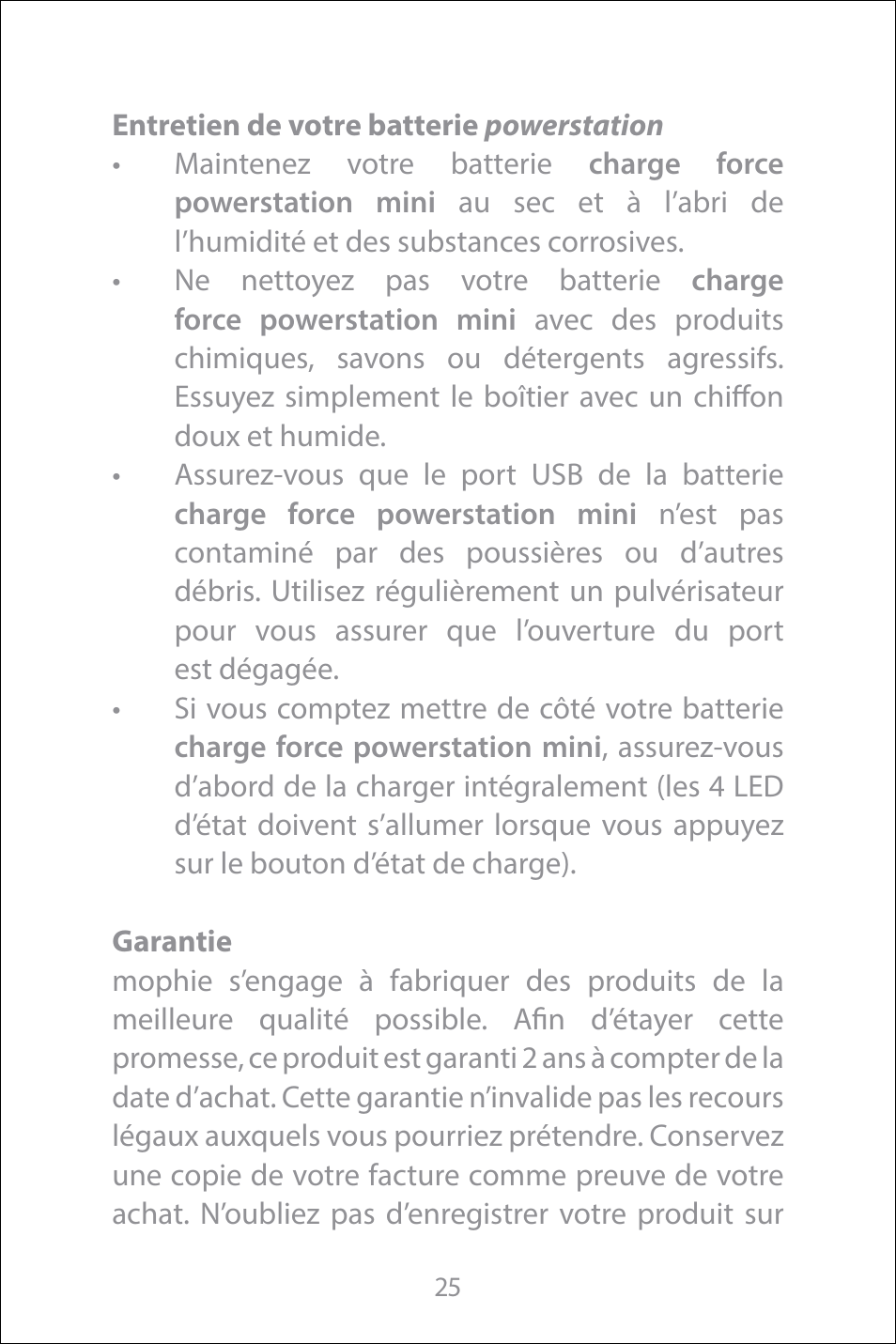 mophie Galaxy S8+ charge force case & powerstation mini User Manual | Page 25 / 171