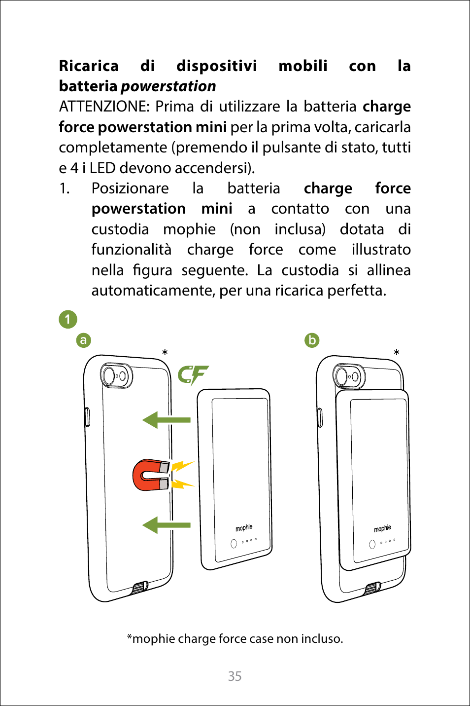 mophie Galaxy S8+ charge force case & powerstation mini User Manual | Page 35 / 171