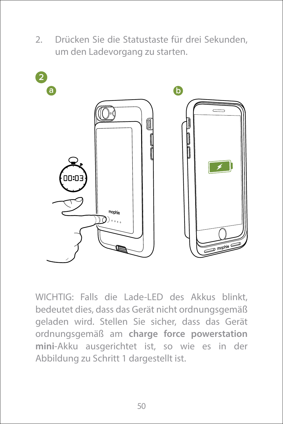 mophie Galaxy S8+ charge force case & powerstation mini User Manual | Page 50 / 171