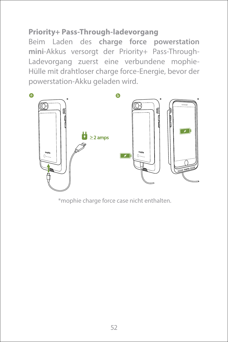 mophie Galaxy S8+ charge force case & powerstation mini User Manual | Page 52 / 171