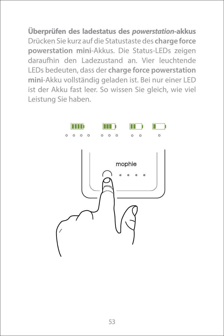 mophie Galaxy S8+ charge force case & powerstation mini User Manual | Page 53 / 171