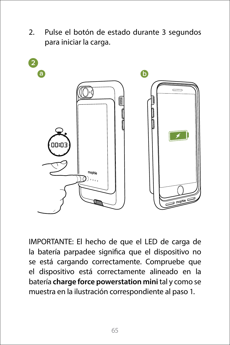 mophie Galaxy S8+ charge force case & powerstation mini User Manual | Page 65 / 171