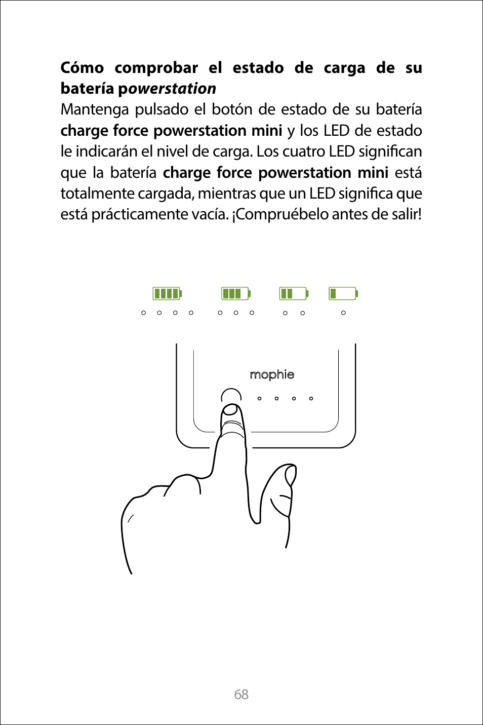 mophie Galaxy S8+ charge force case & powerstation mini User Manual | Page 68 / 171