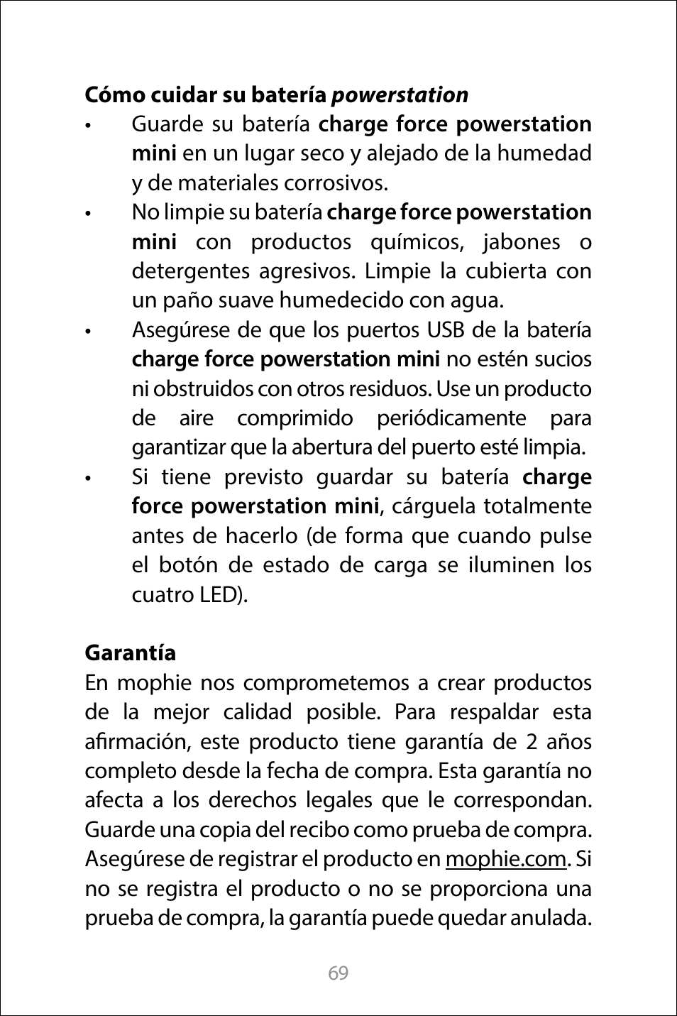 mophie Galaxy S8+ charge force case & powerstation mini User Manual | Page 69 / 171
