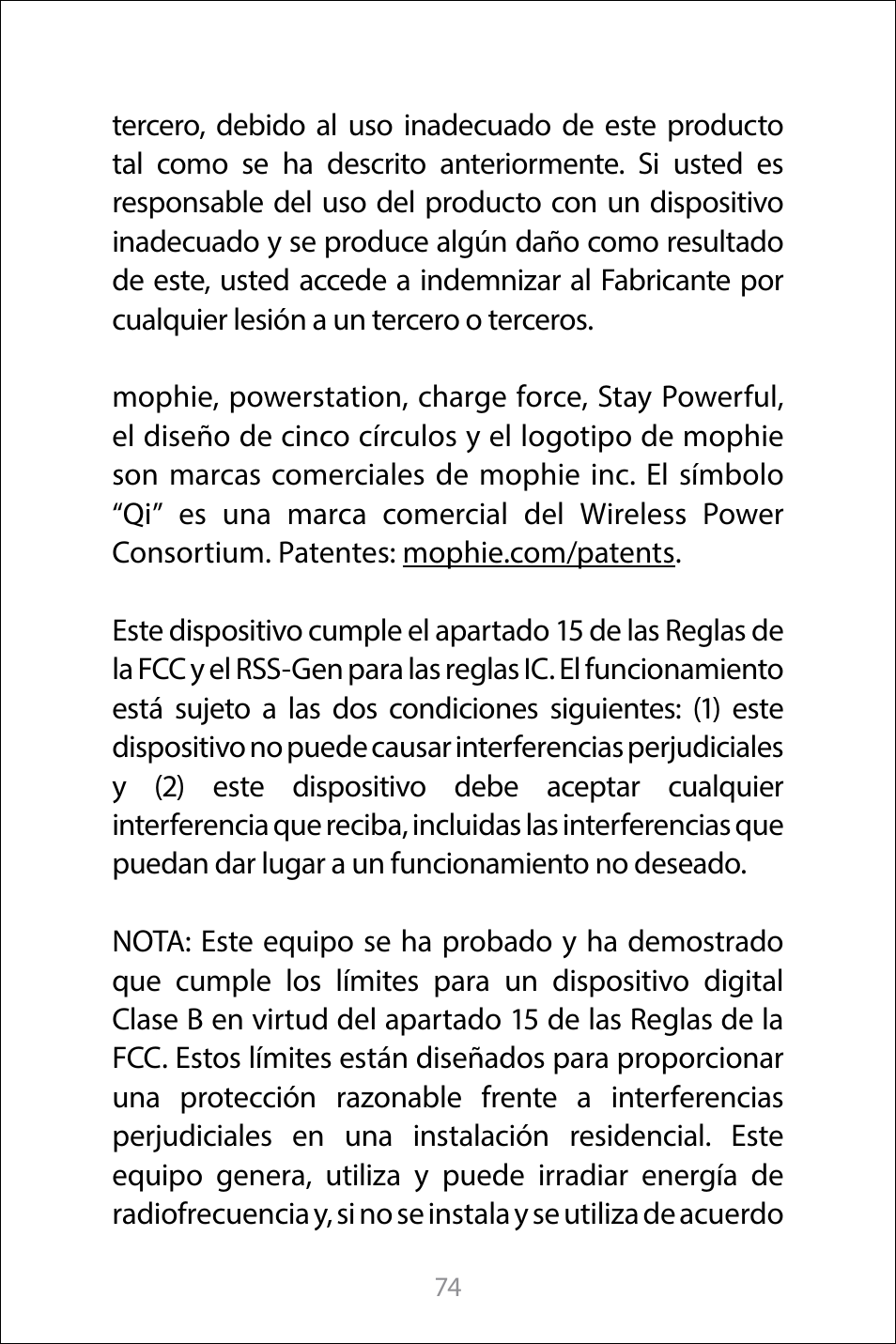 mophie Galaxy S8+ charge force case & powerstation mini User Manual | Page 74 / 171