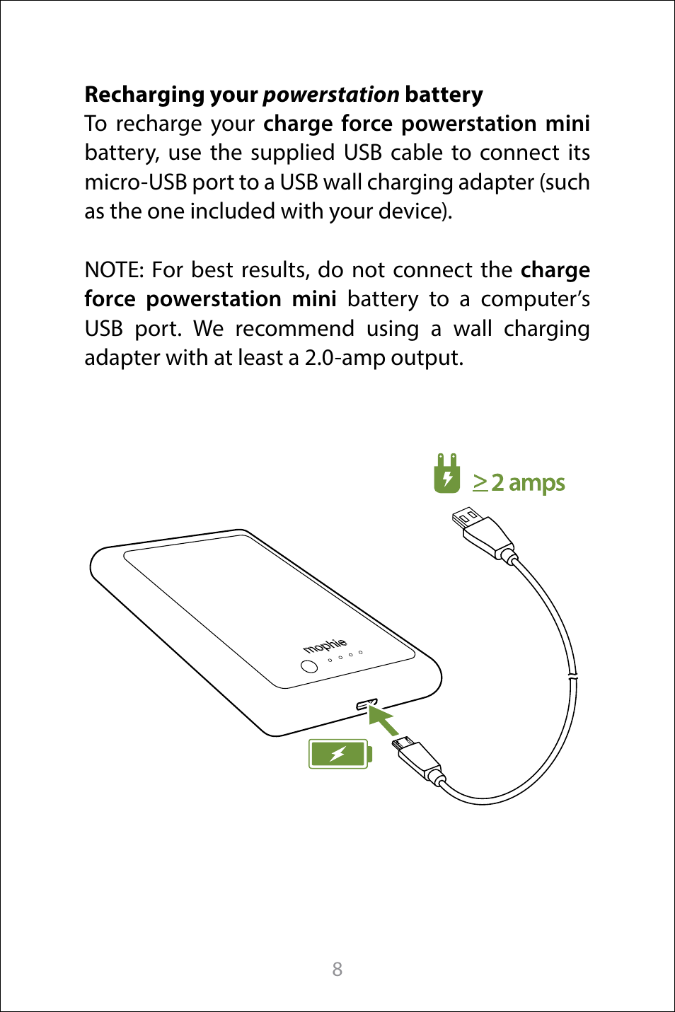 mophie Galaxy S8+ charge force case & powerstation mini User Manual | Page 8 / 171