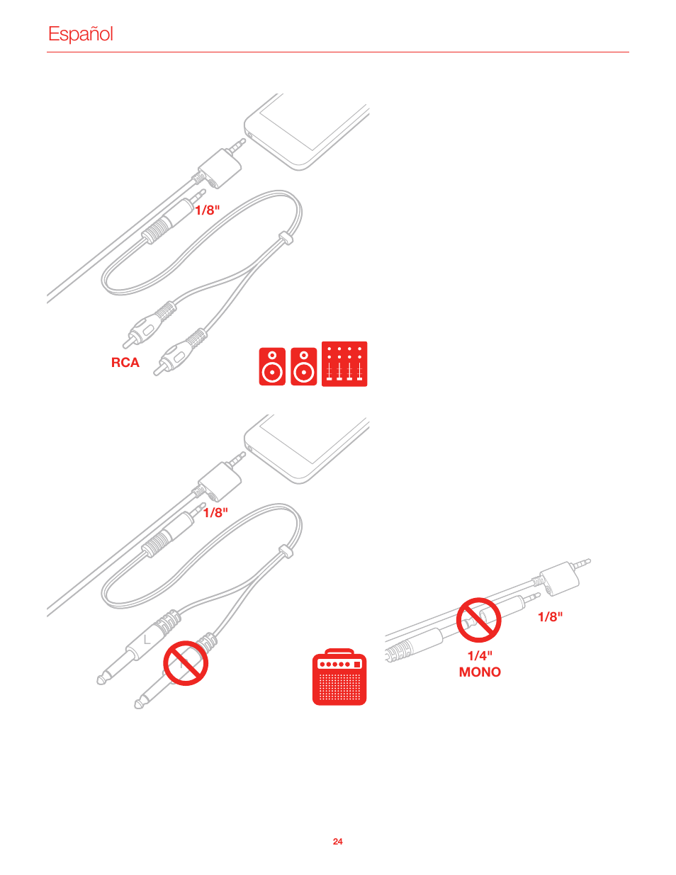 Español | IK Multimedia iRig Mic User Manual | Page 24 / 61