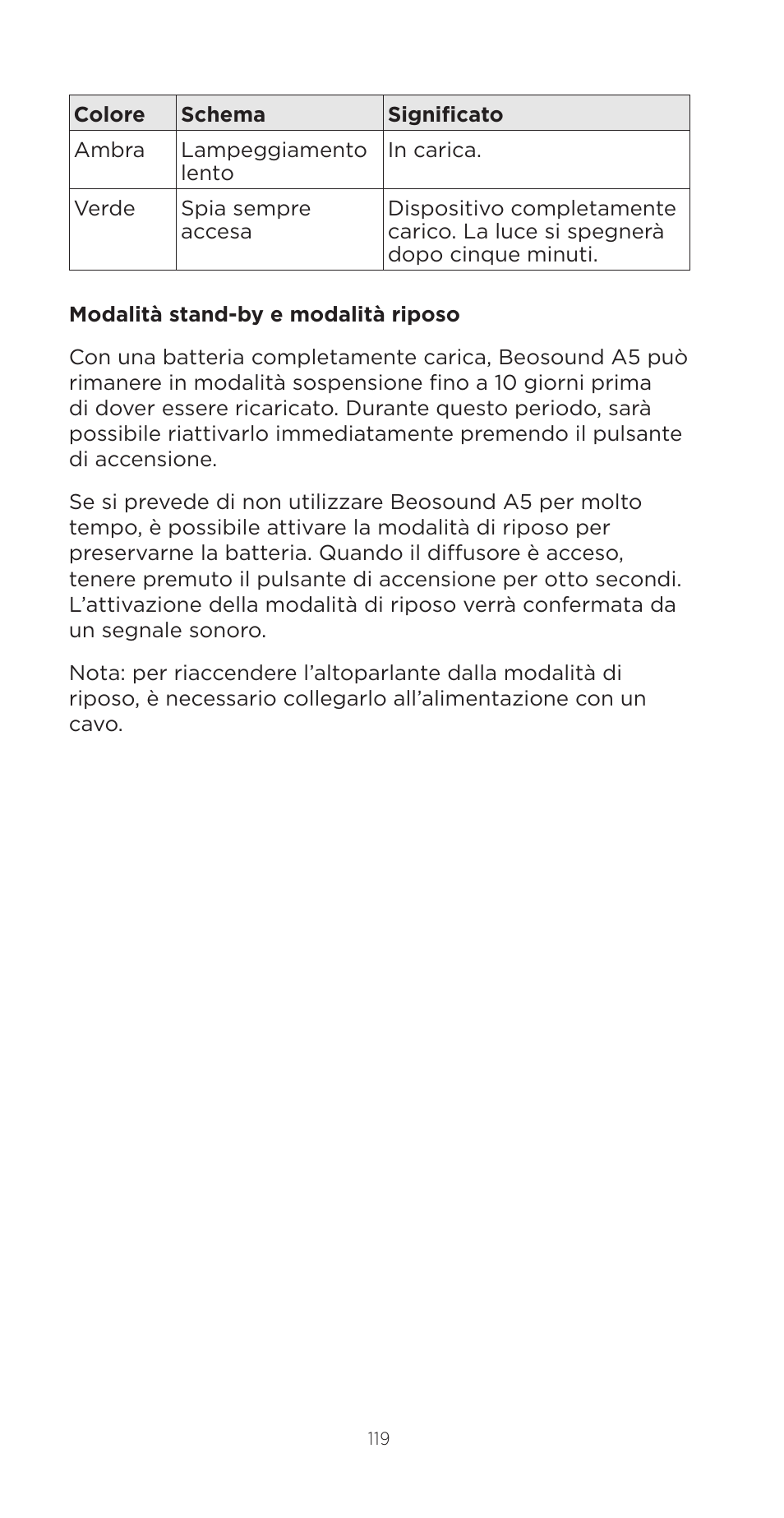 Bang & Olufsen Beosound A5 Portable Wireless Speaker (Nordic Weave) User Manual | Page 119 / 213