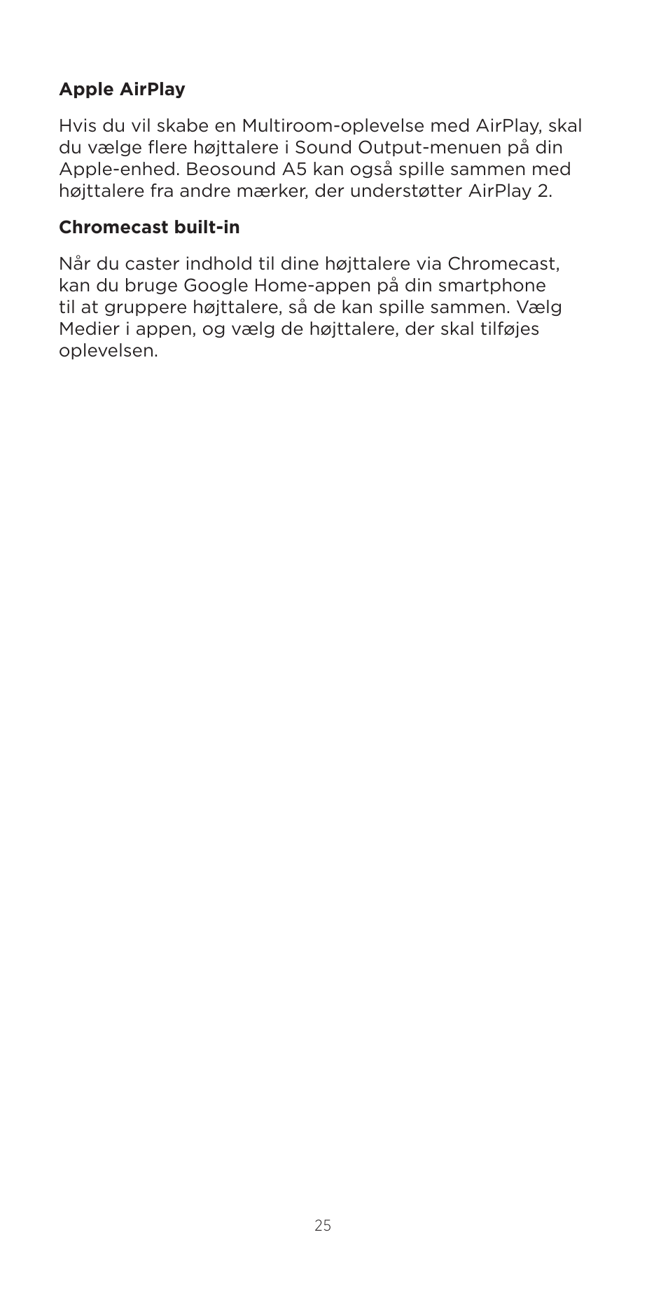 Bang & Olufsen Beosound A5 Portable Wireless Speaker (Nordic Weave) User Manual | Page 25 / 213