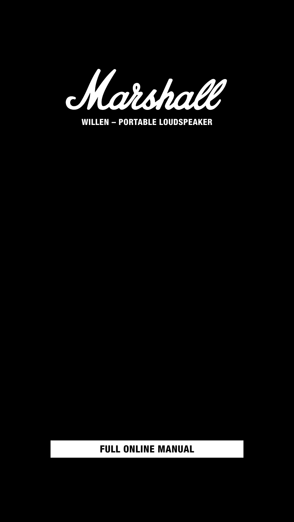 Marshall Willen Portable Bluetooth Speaker (Black & Brass) User Manual | 219 pages