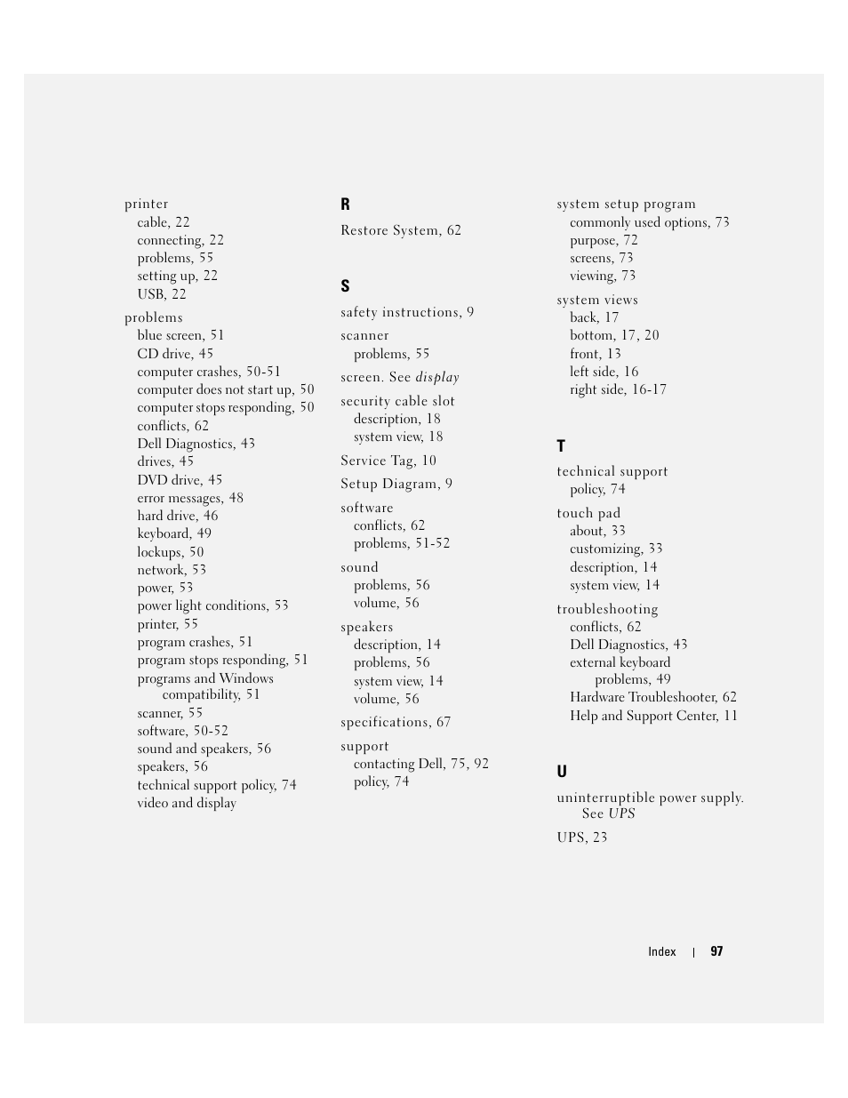 Dell 1000 User Manual | Page 97 / 98
