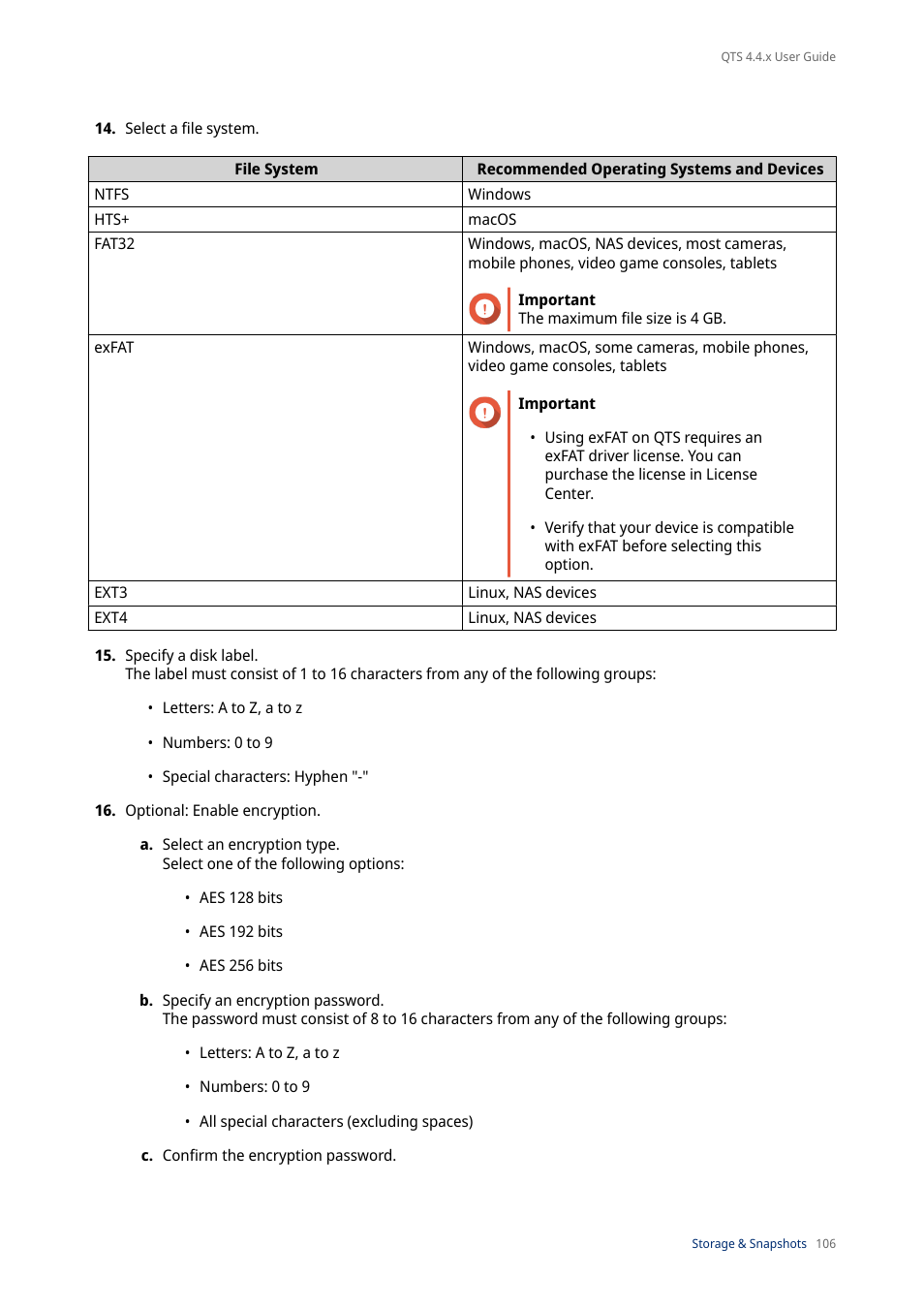 QNAP TVS-472XT 4-Bay NAS Enclosure User Manual | Page 107 / 468