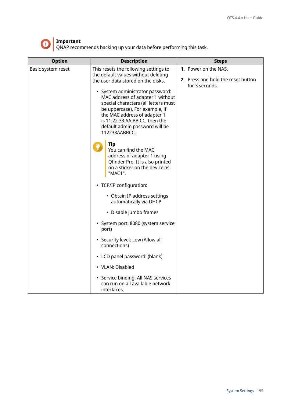 QNAP TVS-472XT 4-Bay NAS Enclosure User Manual | Page 196 / 468