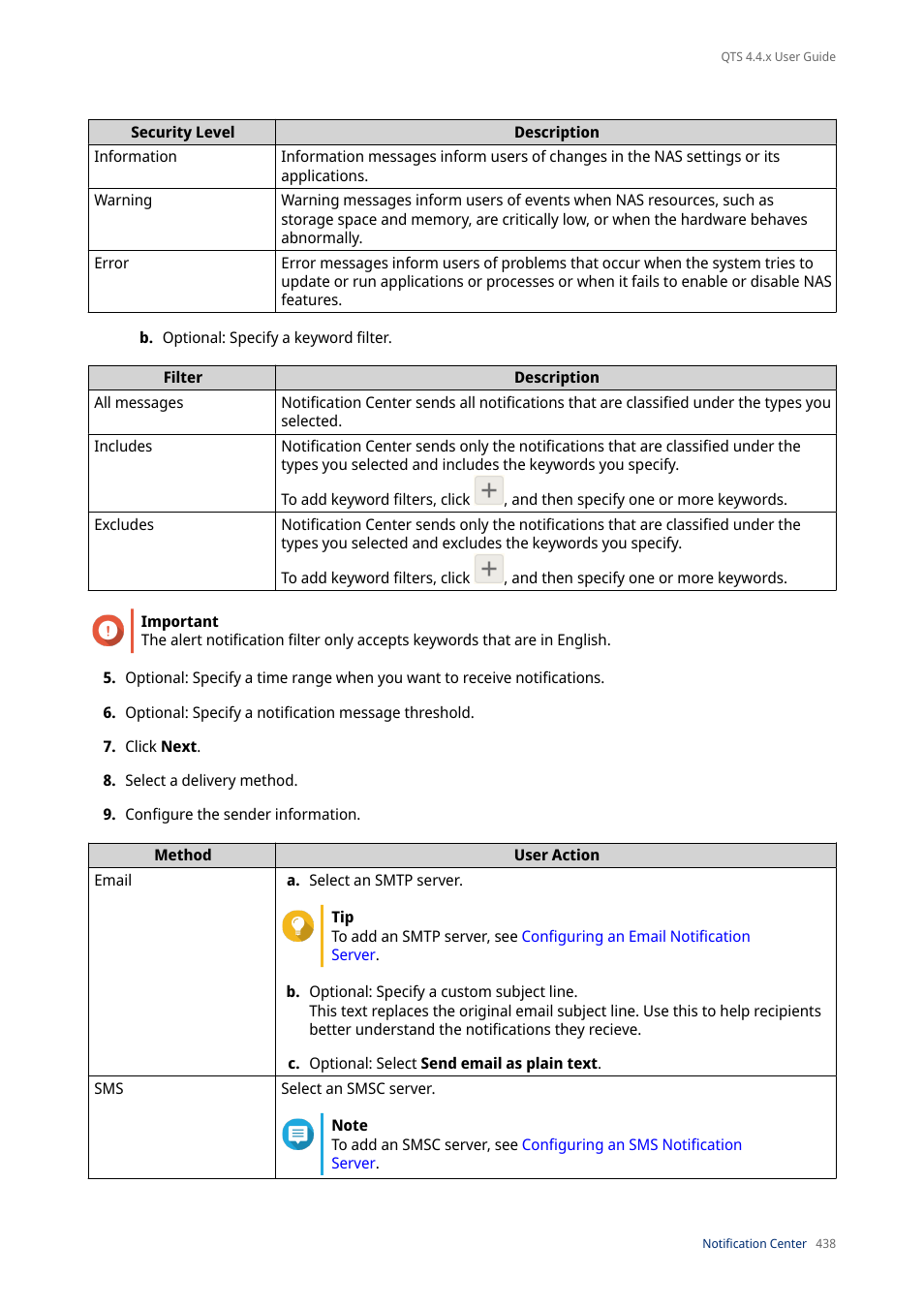 QNAP TVS-472XT 4-Bay NAS Enclosure User Manual | Page 439 / 468