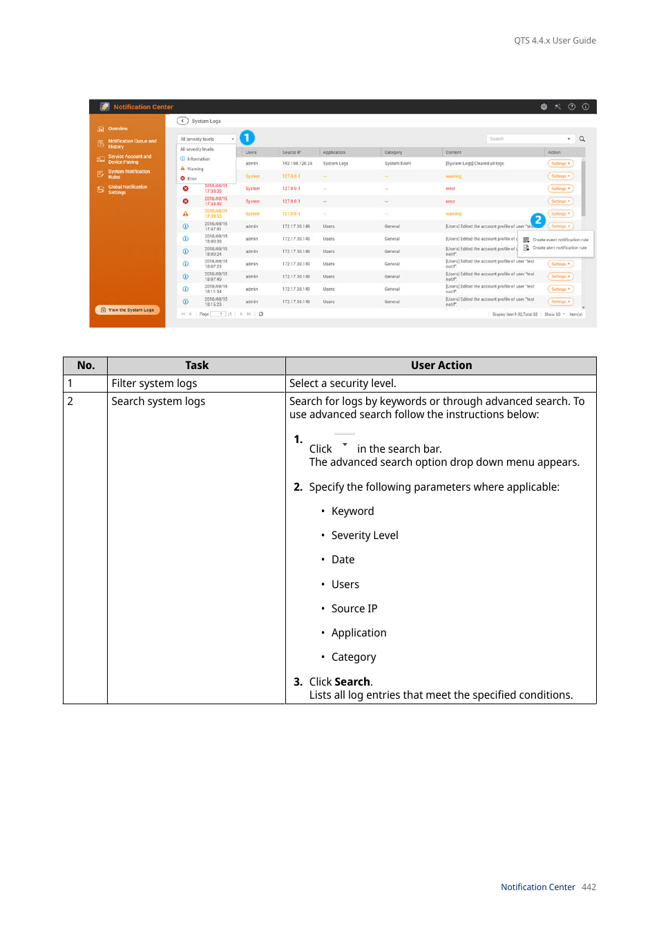 QNAP TVS-472XT 4-Bay NAS Enclosure User Manual | Page 443 / 468