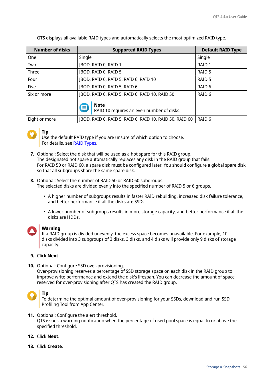 QNAP TVS-472XT 4-Bay NAS Enclosure User Manual | Page 57 / 468