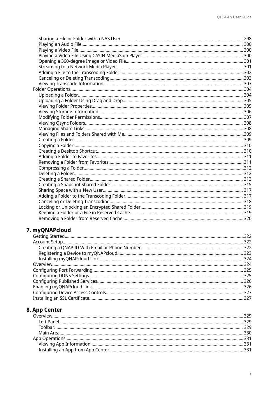 QNAP TVS-472XT 4-Bay NAS Enclosure User Manual | Page 6 / 468