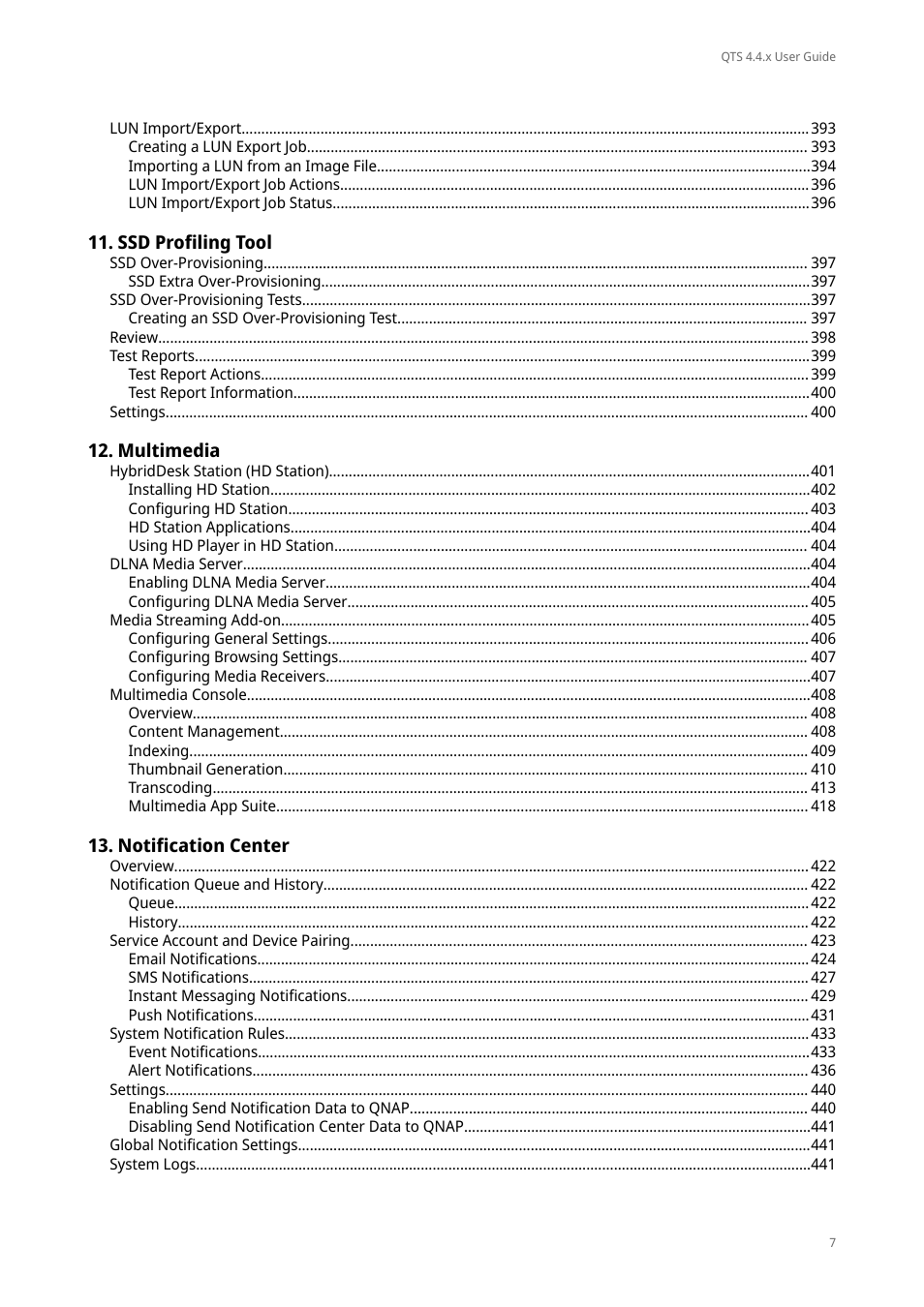QNAP TVS-472XT 4-Bay NAS Enclosure User Manual | Page 8 / 468