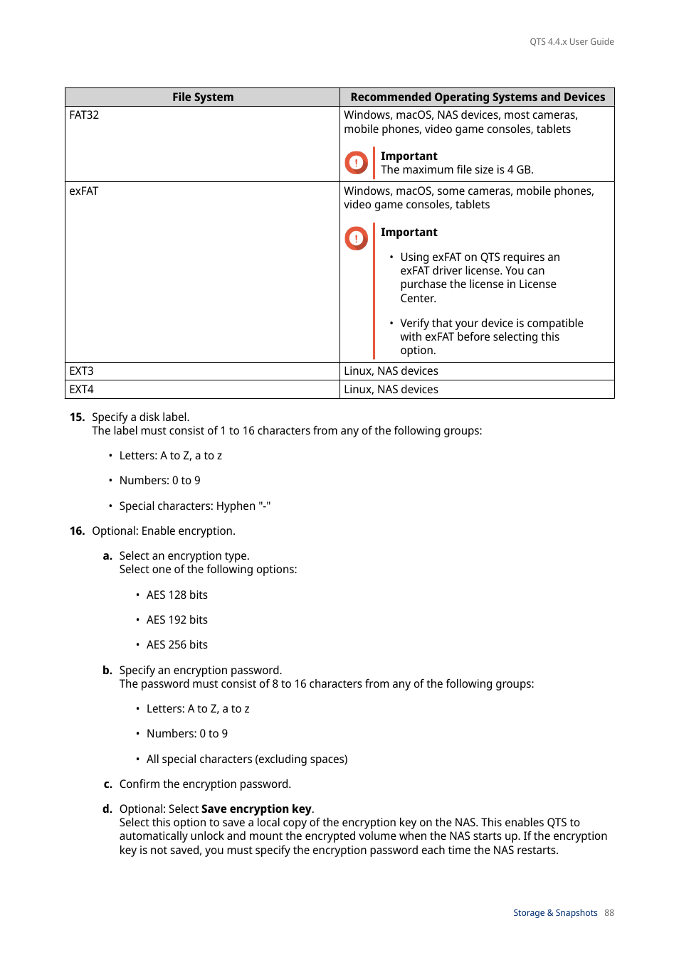 QNAP TVS-472XT 4-Bay NAS Enclosure User Manual | Page 89 / 468