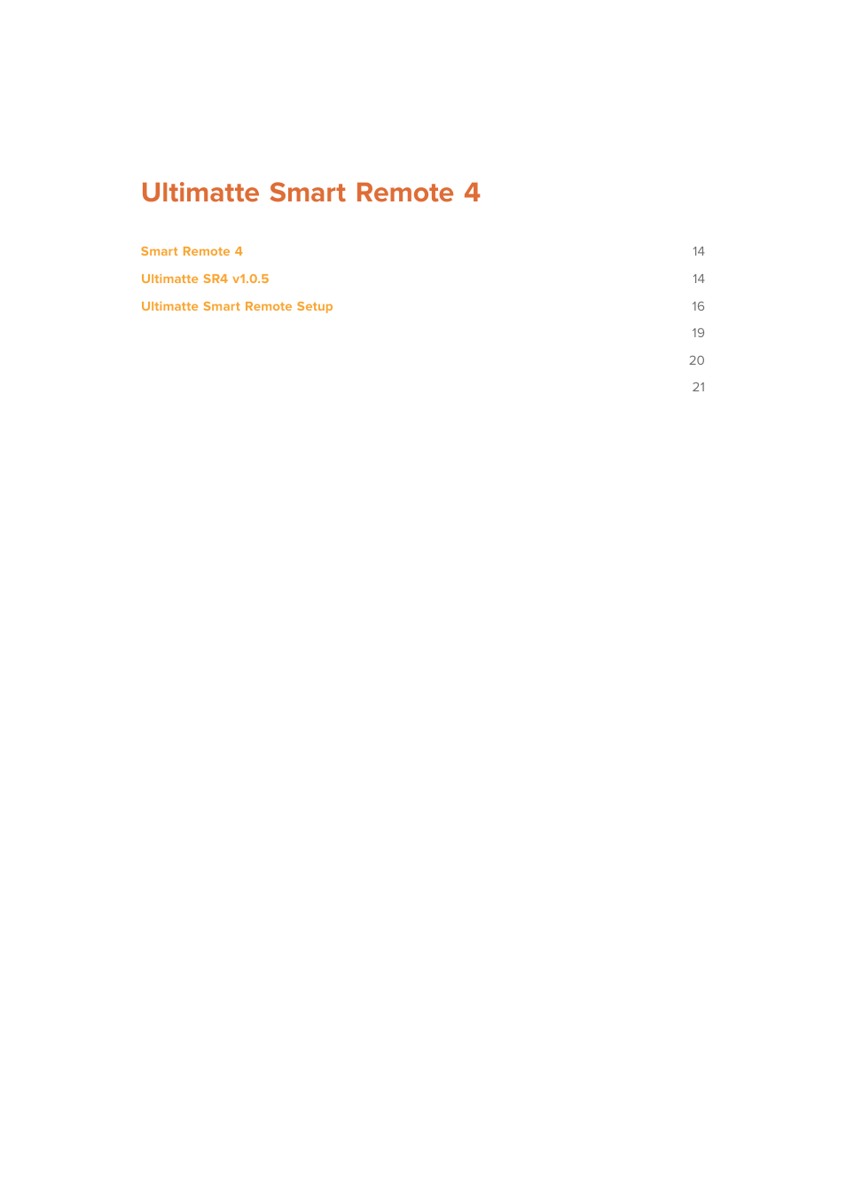 Ultimatte smart remote 4 | Blackmagic Design Ultimatte SmRemote 4 User Manual | Page 13 / 111