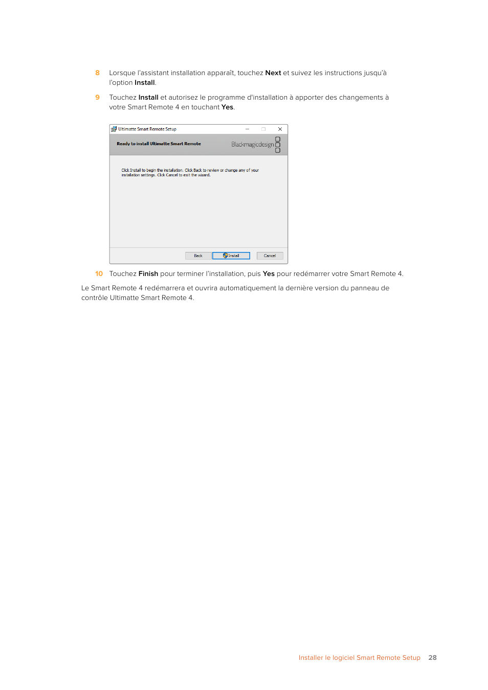 Blackmagic Design Ultimatte SmRemote 4 User Manual | Page 28 / 111