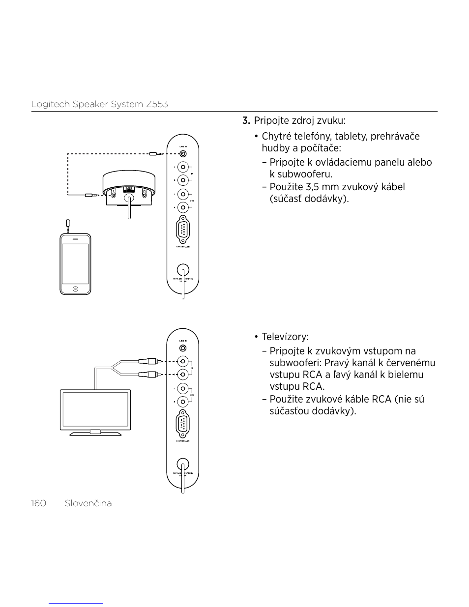 Logitech Z533 2.1 Speaker System with Subwoofer and Control Pod User Manual | Page 160 / 200