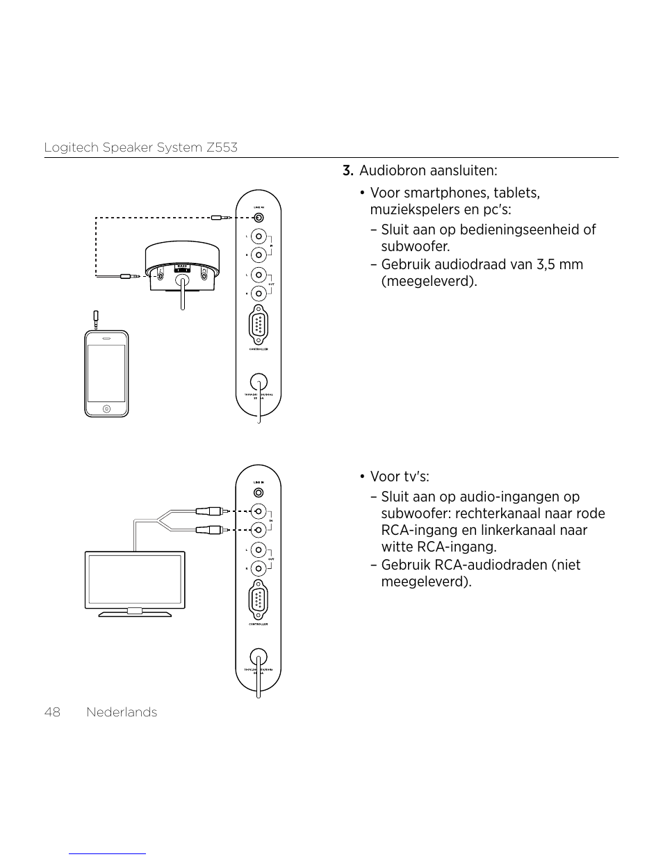 Logitech Z533 2.1 Speaker System with Subwoofer and Control Pod User Manual | Page 48 / 200