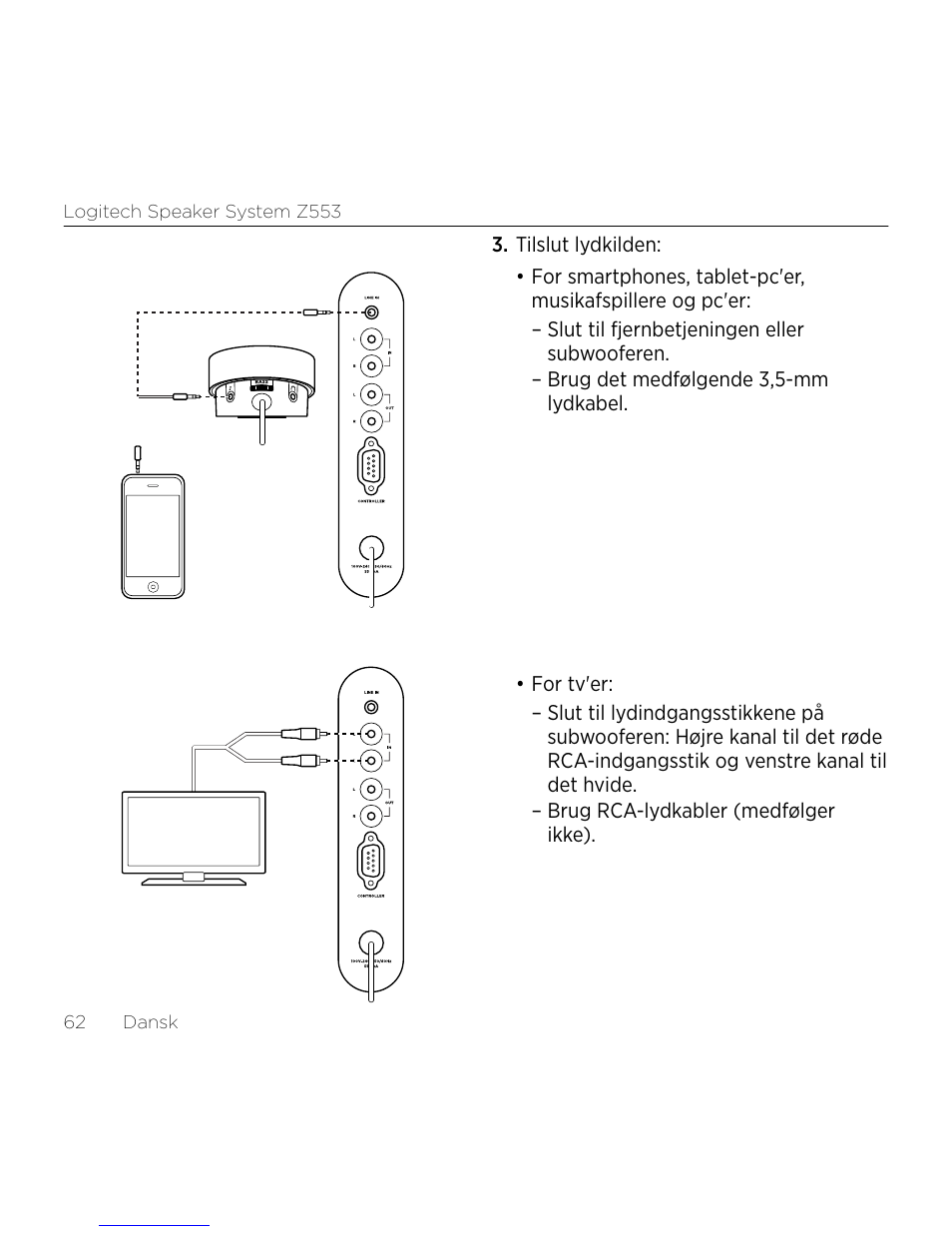 Logitech Z533 2.1 Speaker System with Subwoofer and Control Pod User Manual | Page 62 / 200