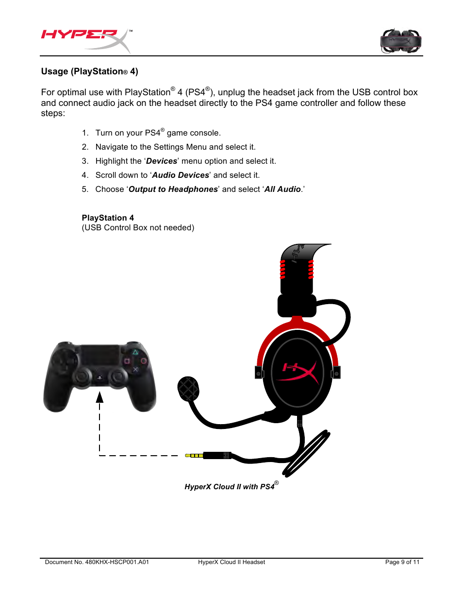 HyperX Cloud II Wired Gaming Headset (Black & Gunmetal) User Manual | Page 10 / 166