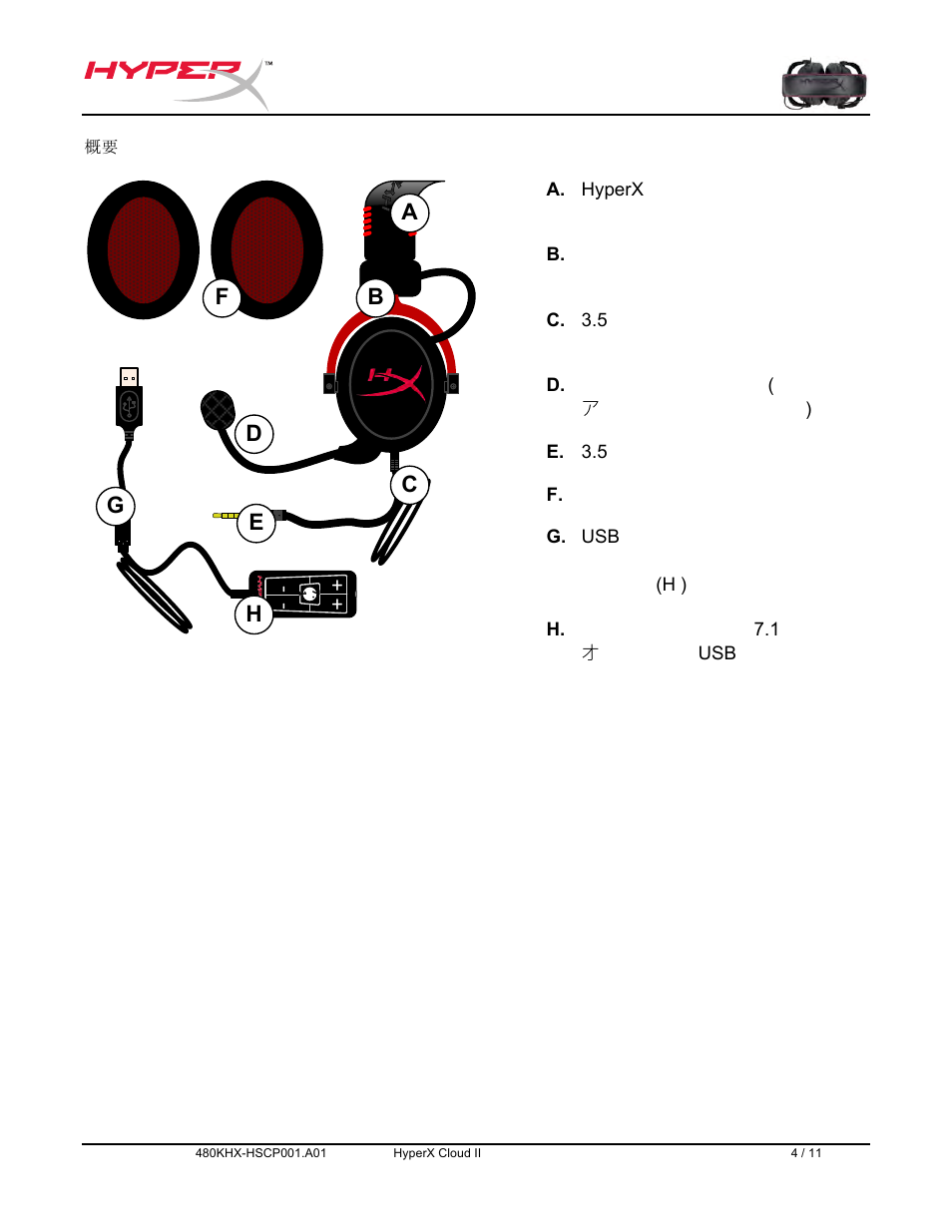 HyperX Cloud II Wired Gaming Headset (Black & Gunmetal) User Manual | Page 104 / 166