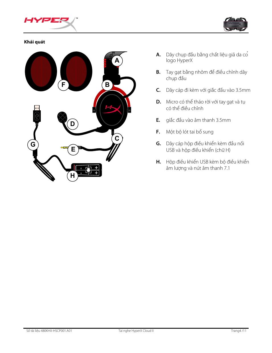 HyperX Cloud II Wired Gaming Headset (Black & Gunmetal) User Manual | Page 137 / 166
