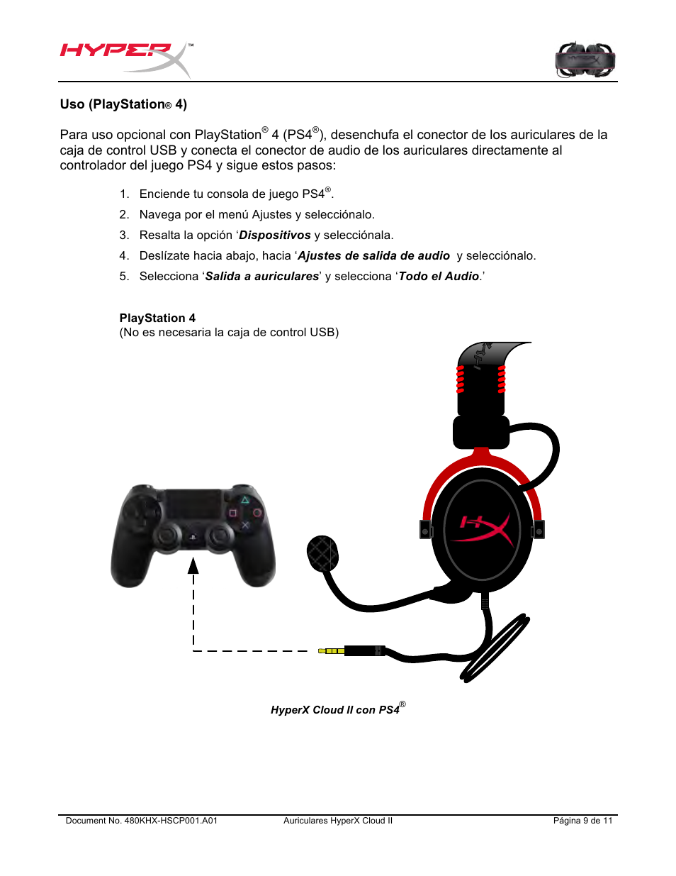 HyperX Cloud II Wired Gaming Headset (Black & Gunmetal) User Manual | Page 21 / 166