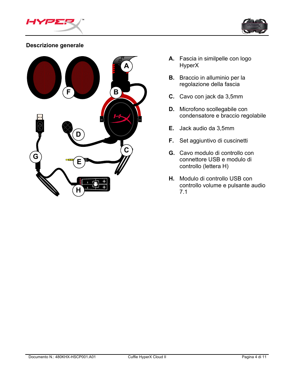 HyperX Cloud II Wired Gaming Headset (Black & Gunmetal) User Manual | Page 49 / 166