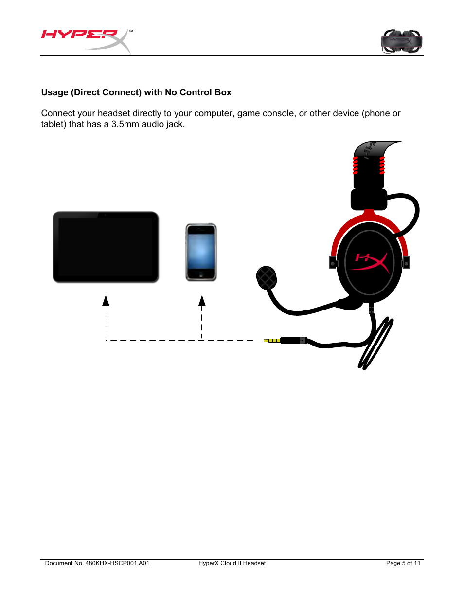 HyperX Cloud II Wired Gaming Headset (Black & Gunmetal) User Manual | Page 6 / 166