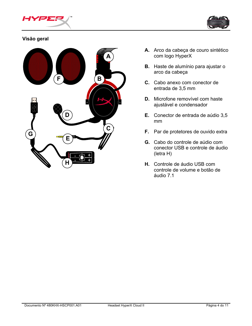 HyperX Cloud II Wired Gaming Headset (Black & Gunmetal) User Manual | Page 60 / 166