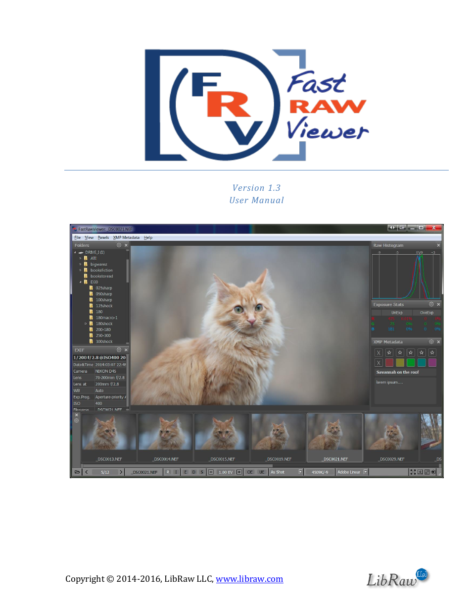 FastRawViewer Software 2.0 (Download) User Manual | 175 pages
