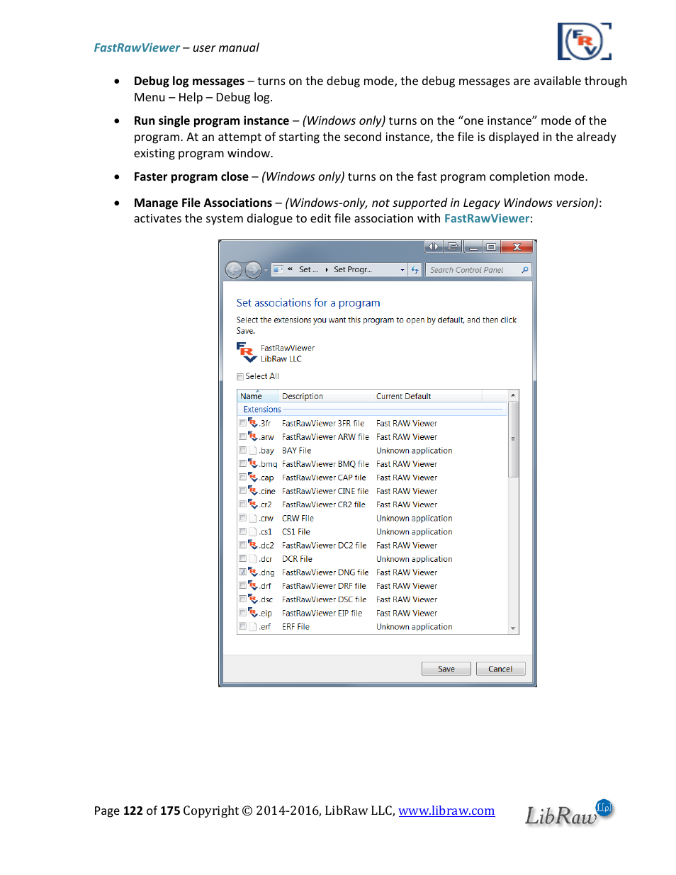 FastRawViewer Software 2.0 (Download) User Manual | Page 122 / 175