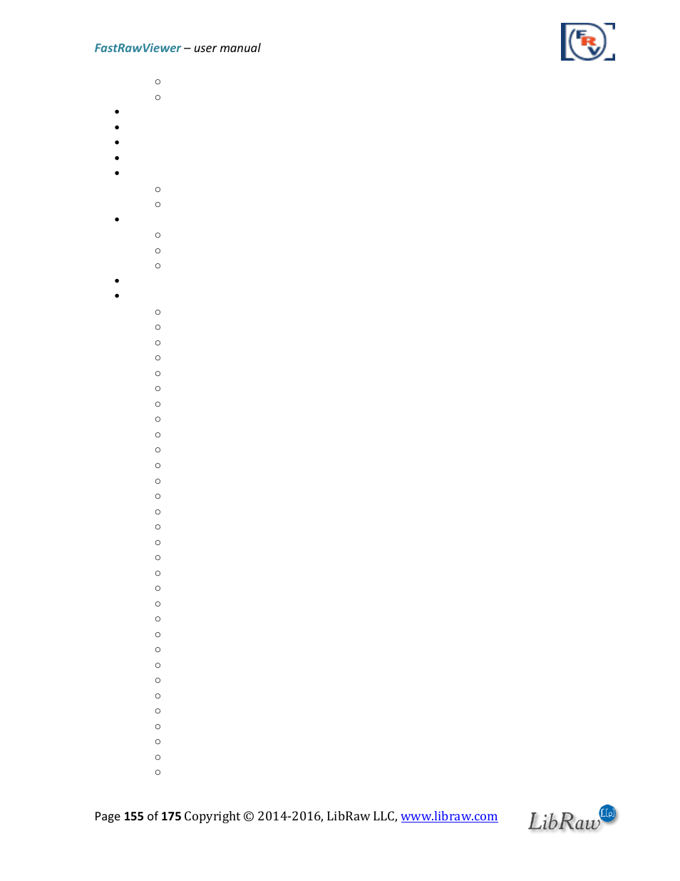 FastRawViewer Software 2.0 (Download) User Manual | Page 155 / 175