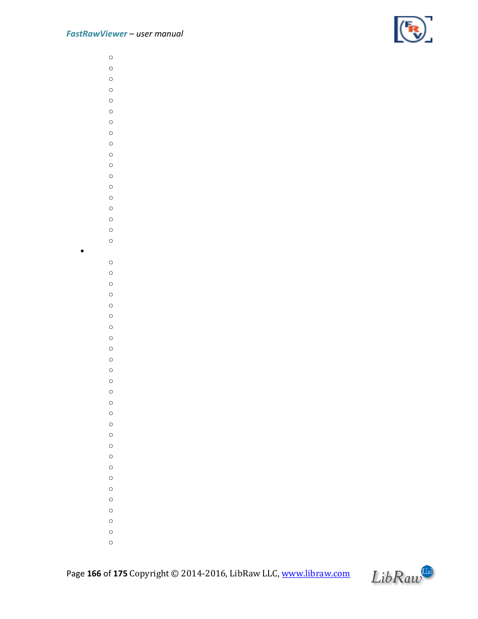 FastRawViewer Software 2.0 (Download) User Manual | Page 166 / 175