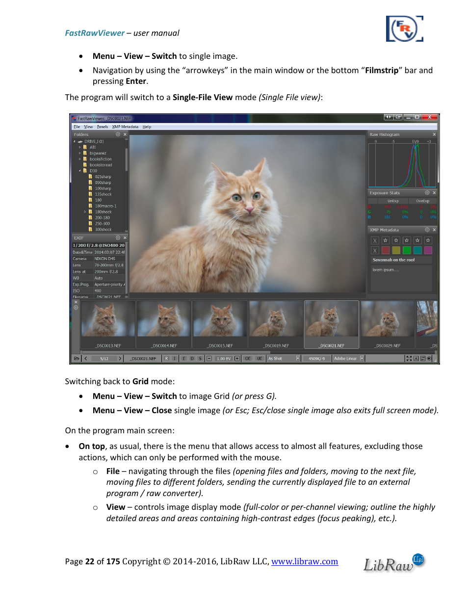 FastRawViewer Software 2.0 (Download) User Manual | Page 22 / 175