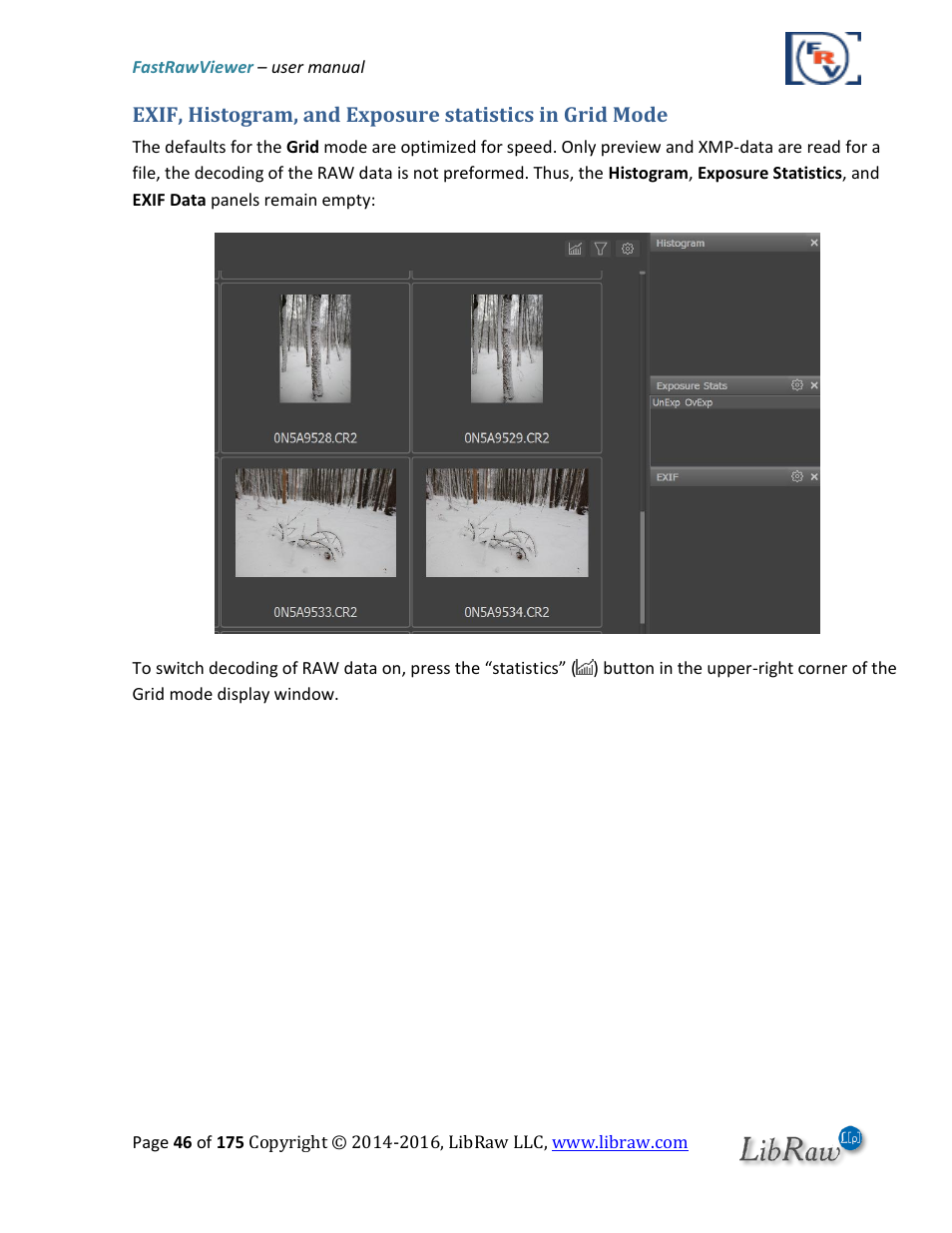 FastRawViewer Software 2.0 (Download) User Manual | Page 46 / 175