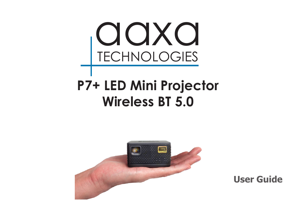 AAXA Technologies P7+ 550-Lumen Full HD LED SmPico Projector User Manual | 49 pages