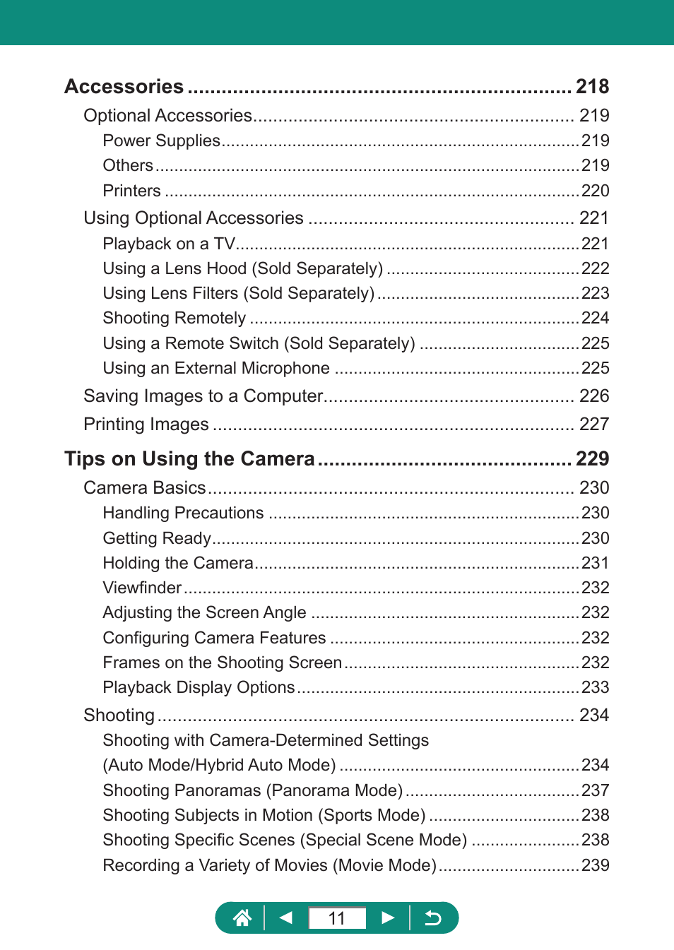 Canon PowerShot SX70 HS Digital Camera User Manual | Page 11 / 289