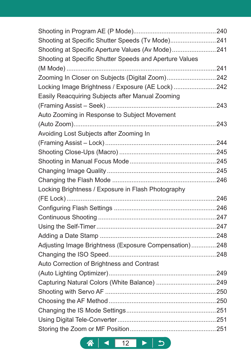 Canon PowerShot SX70 HS Digital Camera User Manual | Page 12 / 289