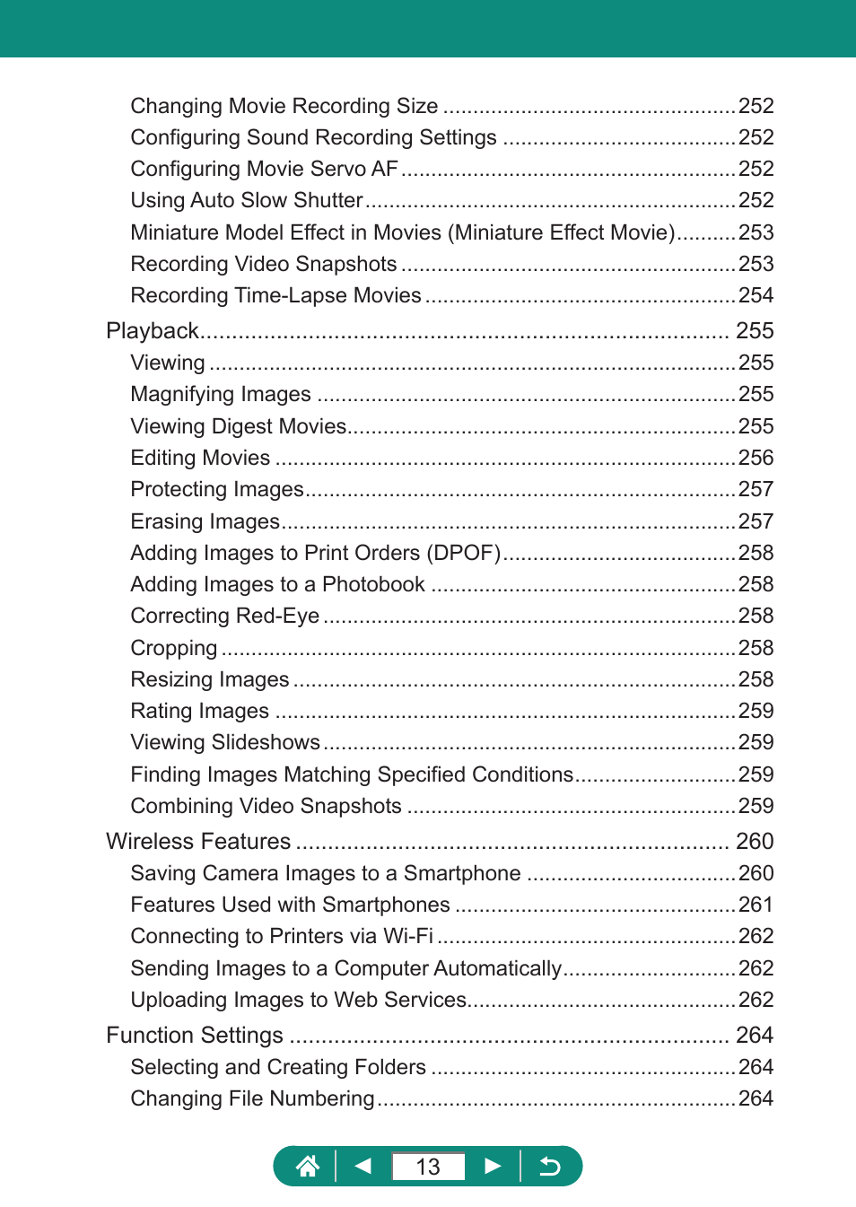 Canon PowerShot SX70 HS Digital Camera User Manual | Page 13 / 289